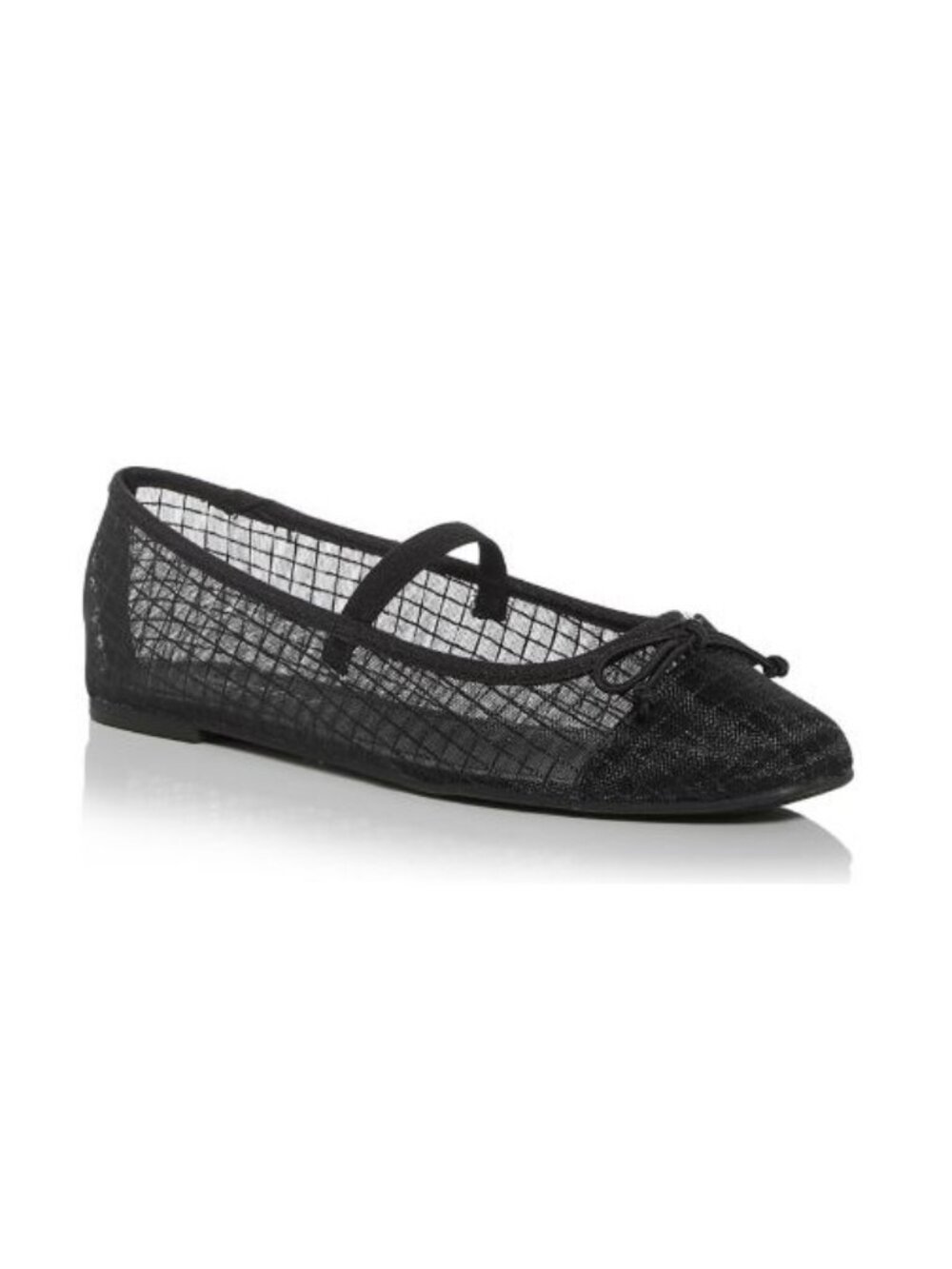Kenneth Cole New York Womens Myra Square Toe Ballet Flats Black Size 9.5 NEW